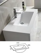 Umywalki - Elita Dance 61x40 E800960 - miniaturka - grafika 1