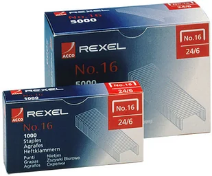Acco O Zszywki nr 16 6mm 24/6 1000 szt 06121 - Zszywki - miniaturka - grafika 2