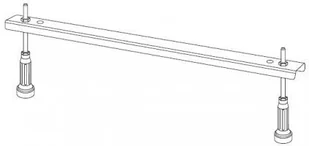 Koło Nogi do brodzików - Nogi i stelaże do brodzików - miniaturka - grafika 2