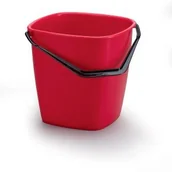 Miotły, szufle, mopy - Durable BUCKET 9,5 l wiadro 9,5 l, czerwone - miniaturka - grafika 1