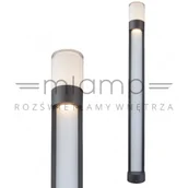 Lampy ogrodowe - Globo Lighting Zewnętrzna LAMPA stojąca NEXA 34013 metalowy SŁUPEK oprawa do ogrodu LED 12,2W IP44 outdoor szary biały - miniaturka - grafika 1