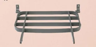 ABU-Plast 6000200 Kratka składana wykonana z odpornego na uderzenia tworzywa sz - Akcesoria do armatury i ceramiki - miniaturka - grafika 2