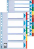 Przekładki do segregatorów - Esselte PRZEKłADKI KARTONOWE KOLOROWE A4, 6 KART 100192 - miniaturka - grafika 1