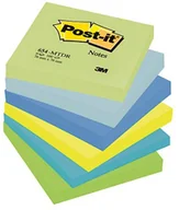 Etykiety samoprzylepne i bloki etykiet - POST-IT-3M Bloczek samoprzylepny POST-IT 654-MTDR) 76x76 mm 6x100 kart paleta marzycielska - miniaturka - grafika 1