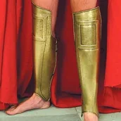 Repliki - akcesoria - Płatnerze NAGOLENNIKI - OSŁONA NA NOGI Z FILMU 300 SPARTAN - miniaturka - grafika 1