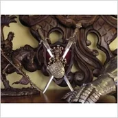 Repliki - broń - Hiszpania WYJĄTKOWA PANOPLIA RYCERSKA - miniaturka - grafika 1