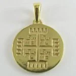 Wróżbiarstwo i radiestezja - Sotis Ręce Boga - pozłacany AgM54 - miniaturka - grafika 1