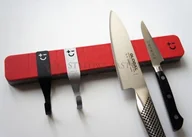 Akcesoria do sztućców - Bisbell Listwa magnetyczna 300 mm czerwona MMKR02-30-R - miniaturka - grafika 1