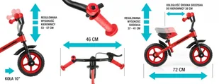 Milly Mally Dragon Classic 0399 - Rowerki biegowe - miniaturka - grafika 2