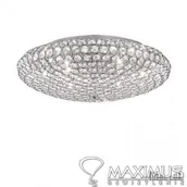 Lampy pozostałe - Ideal Lux KING PL9 CROMO plafon 9 x 40W G9 73255 073255 - miniaturka - grafika 1
