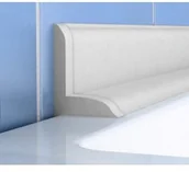 Akcesoria do wentylacji i klimatyzacji - Listwa wannowa P56 biała 183 cm PVC - miniaturka - grafika 1