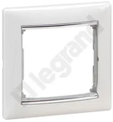 Klawisze i ramki - Legrand Valena Ramka Pojedyncza Biała/Srebro - 770491 - miniaturka - grafika 1