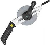 Poziomice, łaty, miary - Taśma stalowa biała WEISS 50m - miniaturka - grafika 1