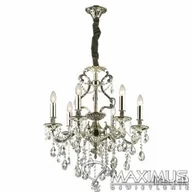 Oprawy, klosze i abażury - Ideal Lux GIOCONDA SP6 ARGENTO oprawa wisząca 6 x 40W E14 44927 044927 - miniaturka - grafika 1