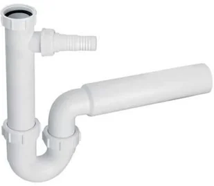 McAlpine Syfon zlewozmywakowy rurowy 6/4" z podł. pralki/zmyw. bez spustu - Syfony - miniaturka - grafika 2