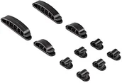 Akcesoria do nawigacji - Hama Easy Clip klips mocujący do kabli, kolor: czarny, 10 sztuk, czarny 00116221 - miniaturka - grafika 1