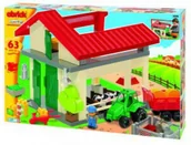 Klocki - Ecoiffier 3098 Abrick gospodarstwo z zielonym traktorem - miniaturka - grafika 1