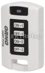 Orno Pilot 2 kanałowy zdalnego sterowania OR SH 1708 - Gniazdka elektryczne - miniaturka - grafika 4