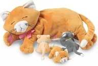 Maskotki i pluszaki - Manhattan Toy Kotka Z 3 Kociakami 107790 - miniaturka - grafika 1