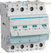 Bezpieczniki elektryczne - Hager ROZŁĄCZNIK MODUŁOWY 40A 4P SB440 / SBN440 - miniaturka - grafika 1