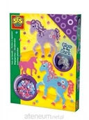 Prace ręczne dla dzieci - Ses NL Koralikowe prasowanki - fantazyjne konie - miniaturka - grafika 1