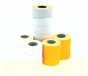 Cenówki - APLI Etykiety do metkownic jednorzędowe prostokątne 21x12mm pomarańczowe usuwaln - miniaturka - grafika 1