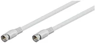 Kable - Wentronic Przewód telewizyjny, biały wtyczka F  wtyczka F 1,5 m 1 szt. 50737-GB - miniaturka - grafika 1