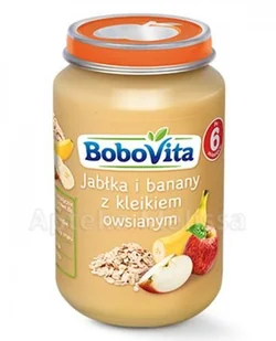 Nutricia Bobovita, Deserek, Jabłka z bananami i płatkami owsianymi, 190 g, 6m+ - Desery dla dzieci - miniaturka - grafika 2