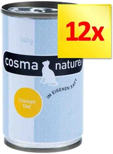 Cosma 5 + 1 gratis! Nature 6 x 140 g Kurczak i łosoś - Mokra karma dla kotów - miniaturka - grafika 3