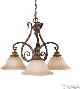 Elstead Lighting Sonoma Valley 3Lt Chandelier FE/SONOMAVAL3 Elstead lampa wisząca stylowa FE/SONOMAVAL3) - Lampy sufitowe - miniaturka - grafika 2