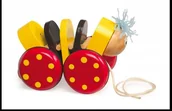 Zabawki interaktywne dla dzieci - Small Foot Design Zabawka do ciągnięcia - Willy 1832 - miniaturka - grafika 1