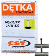 Dętki rowerowe - CST Dętka 700 x 35/43C TR4B SV-40mm Schrader gwintowany - miniaturka - grafika 1