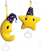 Pozytywki dla dzieci - Small Foot Design Grająca Gwiazdka / Księżyc 158-5511 - miniaturka - grafika 1