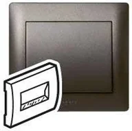 Wyłączniki światła i elektryczne - Legrand 771275 Plakietka CHOCO GNIAZDO INF/TEL - miniaturka - grafika 1