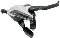 Części rowerowe - Shimano Dzwignia przerzutki/hamulca STEF 60 3-rzęd srebrna 060119 - miniaturka - grafika 1