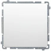Wyłączniki światła i elektryczne - LEDart pojedynczy biały BMW1.01/11 Kontakt-Simon Basic - miniaturka - grafika 1