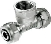 Akcesoria grzewcze - Perfexim Trójnik SKRĘCANY NAKRĘTNY 20 x 3 - miniaturka - grafika 1