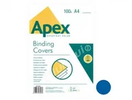 Okładki do laminatorów i bindownic - Fellowes Okładka do bindowania Apex skóra czarna 100 sztuk 6501001 - miniaturka - grafika 1