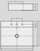 Umywalki - Kaldewei Silenio 3042 60x46x12 904106303001 - miniaturka - grafika 1