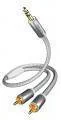 Kable - Inakustik Kabel Premium Audio 3,5 mm Jack Plug - Cinch 5,0 m 00410005 - miniaturka - grafika 1