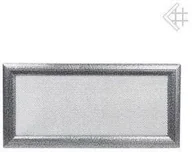 Akcesoria kominkowe - Kratki.pl Kratka kominkowa malowana OSKAR czarno-srebrna 17x37 6674-898A9_201302 - miniaturka - grafika 1