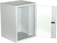 Szafy rack - NetRack Szafa wisząca 10" (9U/300mm, popiel, drzwi przeszklone) 010-090-300-011, 10-131-1 - miniaturka - grafika 1