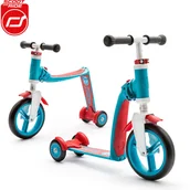 Hulajnogi - Scootandride Highwaybaby PLUS 2w1 hulajnoga i rowerek 1+ Blue - miniaturka - grafika 1