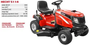 Hecht 5114 - Kosiarki traktorki - miniaturka - grafika 2
