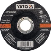 Tarcze do pił - Yato Tarcza do szlifowania stali nierdzewnej 125x6,8x22 mm 10szt YT-5947 - miniaturka - grafika 1