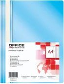 Teczki i skoroszyty - Office products Skoroszyt , PP, A4, miękki, jasnoniebieski 21101111-21 - miniaturka - grafika 1