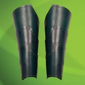 Repliki - akcesoria - Płatnerze SKÓRZANE NAGOLENNIKI - OCHRONA NÓG - miniaturka - grafika 1