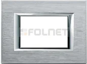 Klawisze i ramki - Bticino Ramka prostokątna anodyzowana 4 moduły - Btcino Axolute HA4804CR - miniaturka - grafika 1