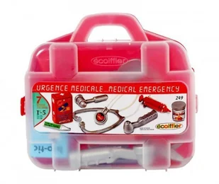 Ecoiffier Smoby WALIZKA LEKARZA KUFEREK Z AKESORIAMI 7 el. 249 - Zabawy w naśladowanie dorosłych - miniaturka - grafika 4