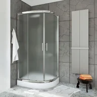 Kabiny prysznicowe - Sea Horse Sigma 70x70 profil chrom szkło chinchilla BK000/3 - miniaturka - grafika 1